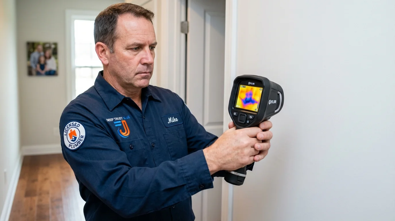 Thermal imaging leak detection by Johns Plumbing LLC in Rome City